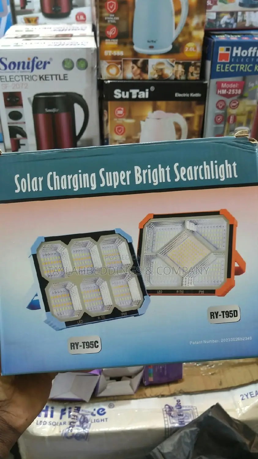 LED Portable Solar Work Light,50W Rechargeable