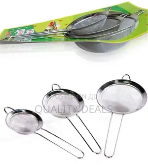 3 Piece Stainless Steel Strainer Set