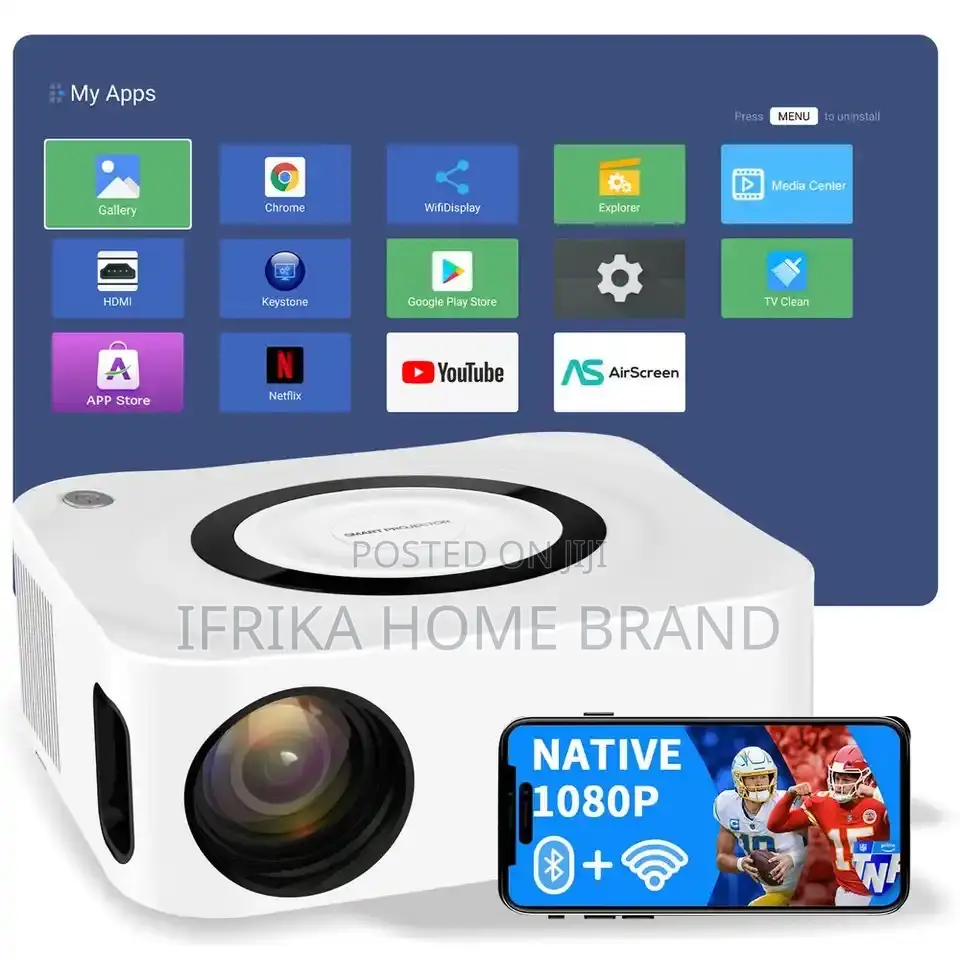 Y9 Android 11 Portable 5G WIFI Smart Home 1080P Projector