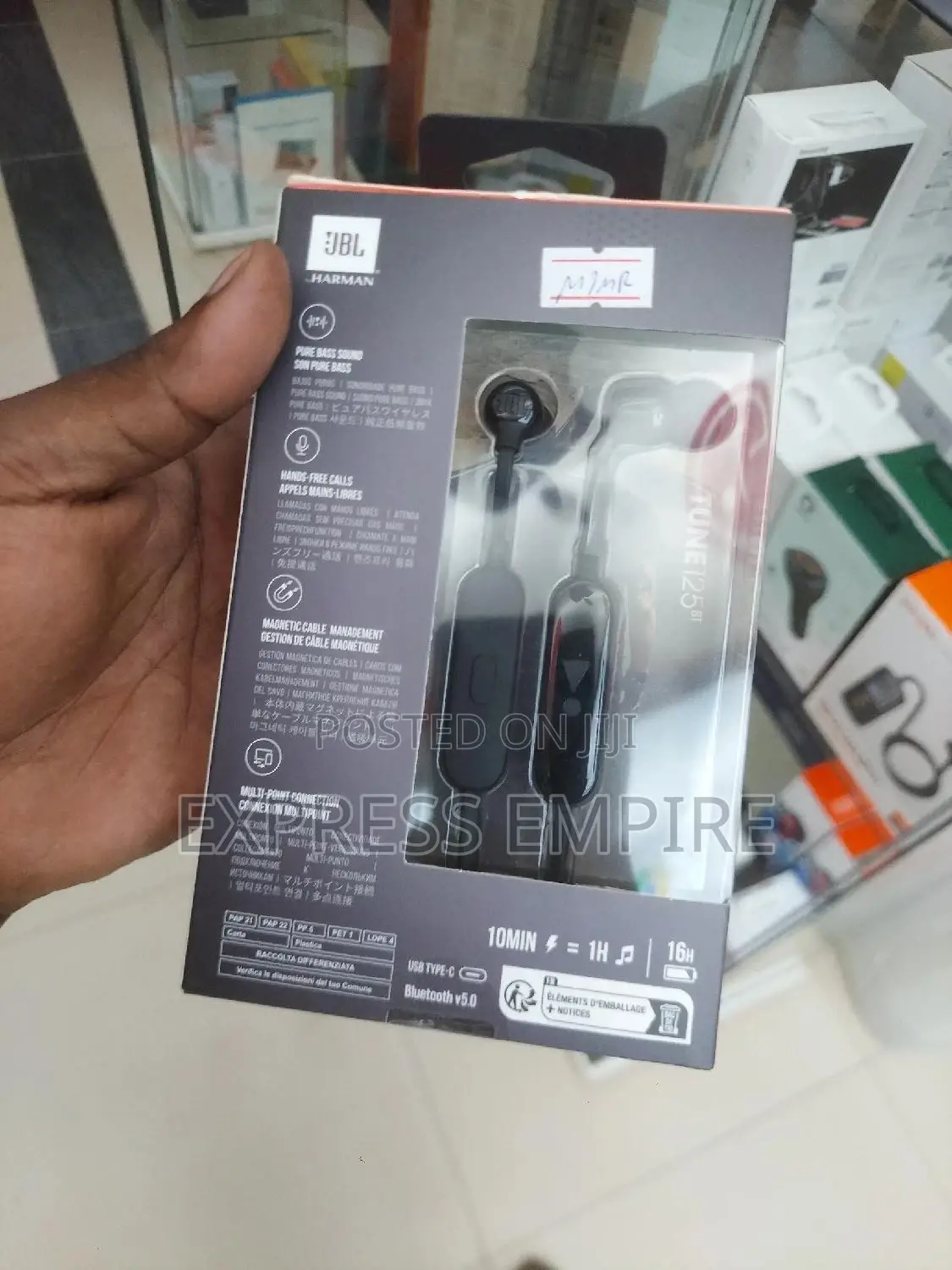 JBL Tune 125bt Pure Bass Headphones
