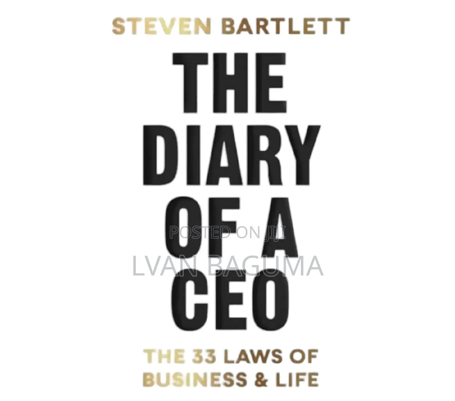 The Diary of a CEO Book - Steven Bartlett