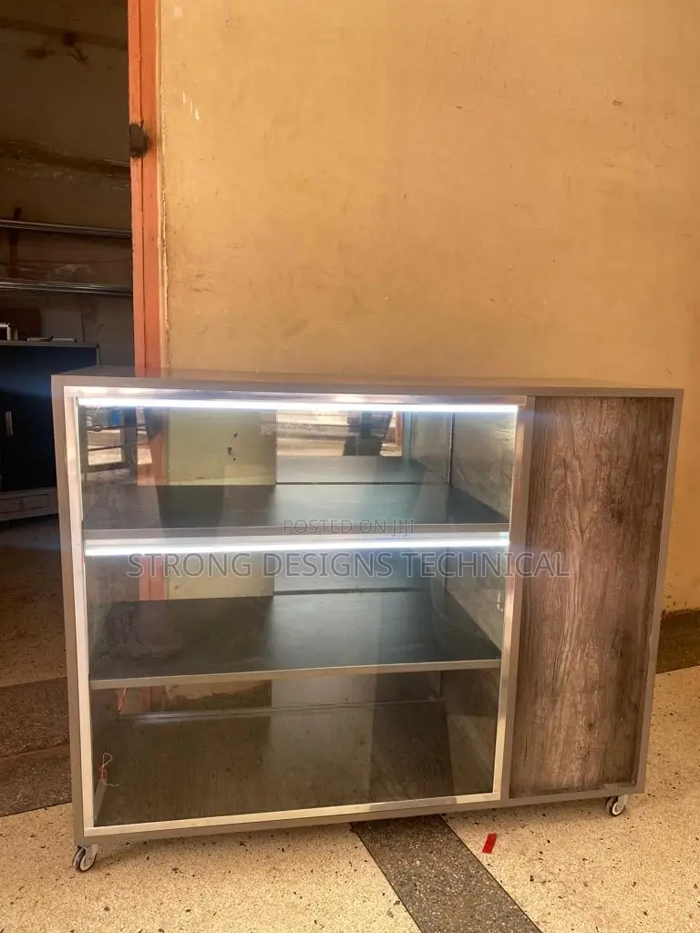 4ft Glass Display Showcase Counter for Boutiques, Pharmacy