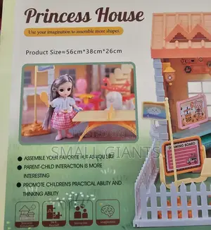 89pcs Children Fun Creative Playhouse Princess Villa Castle