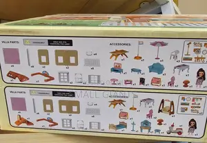 89pcs Children Fun Creative Playhouse Princess Villa Castle
