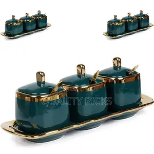Ceramic Sugar Bowl Set