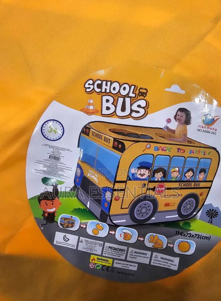 Children's Play House Tent School Bus