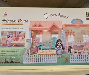 89pcs Children Fun Creative Play House Princess Villa Castle