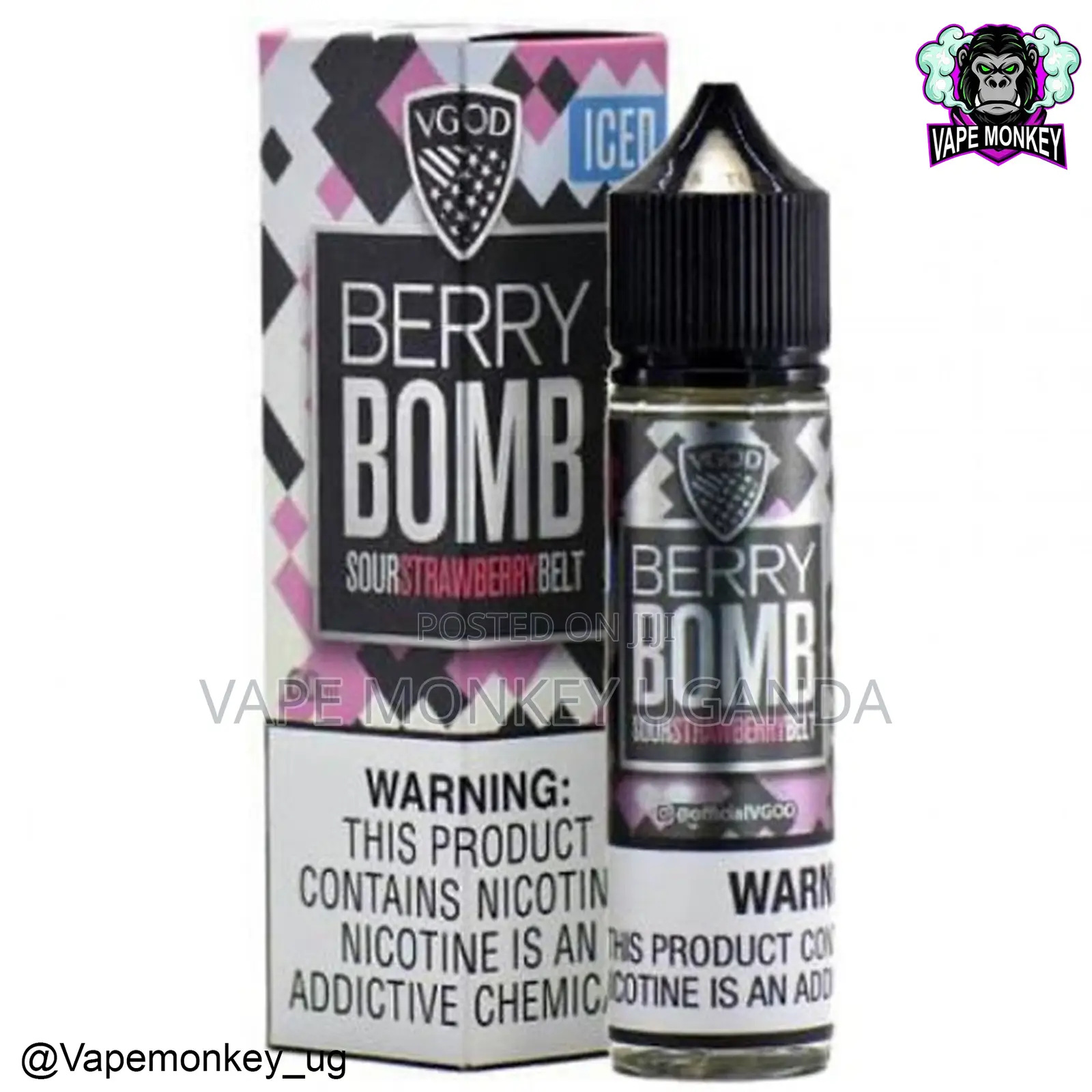 Iced Berry Bomb - Vgod E-Liquid - 60ml