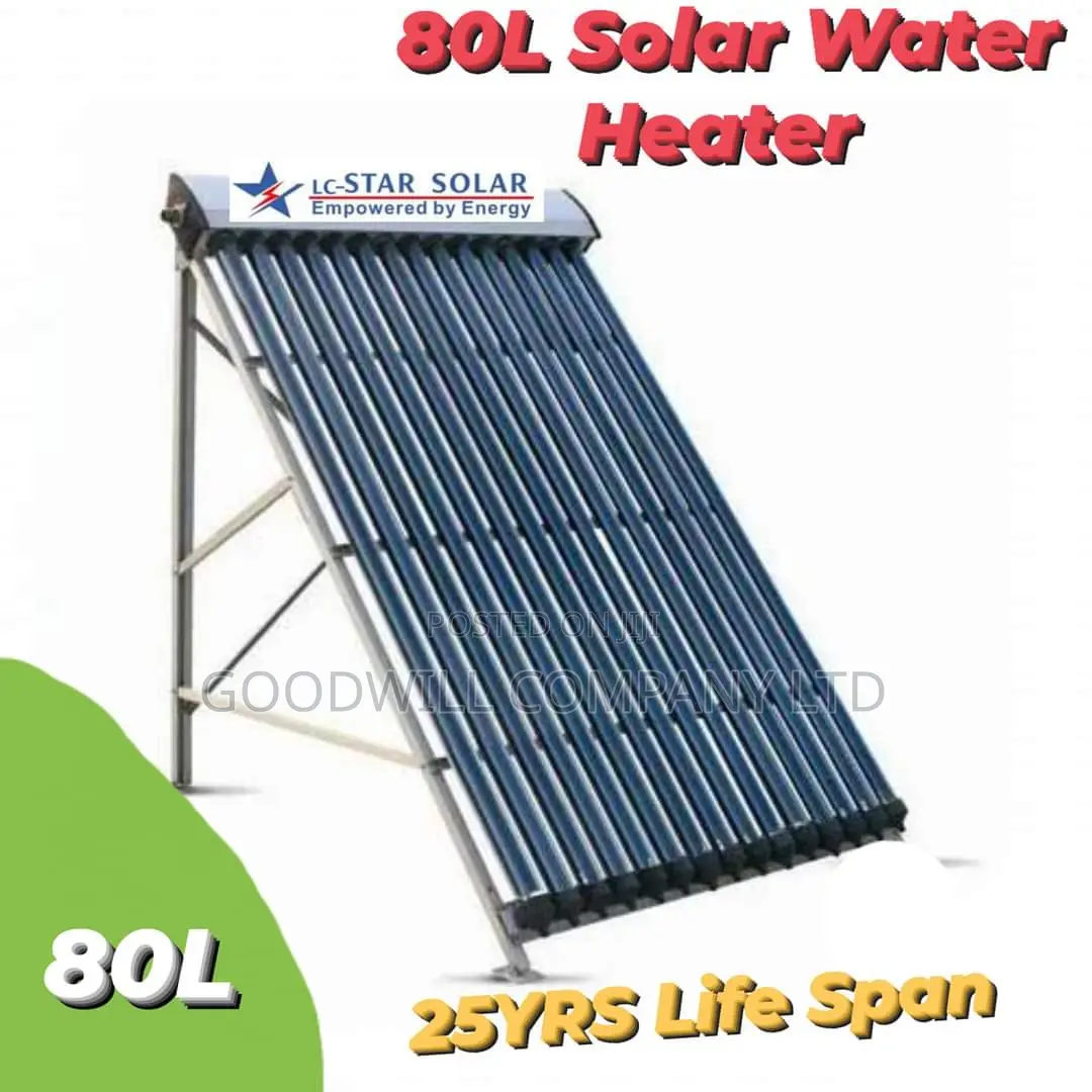 80L Solar Water Heater 24/7 Warm Water