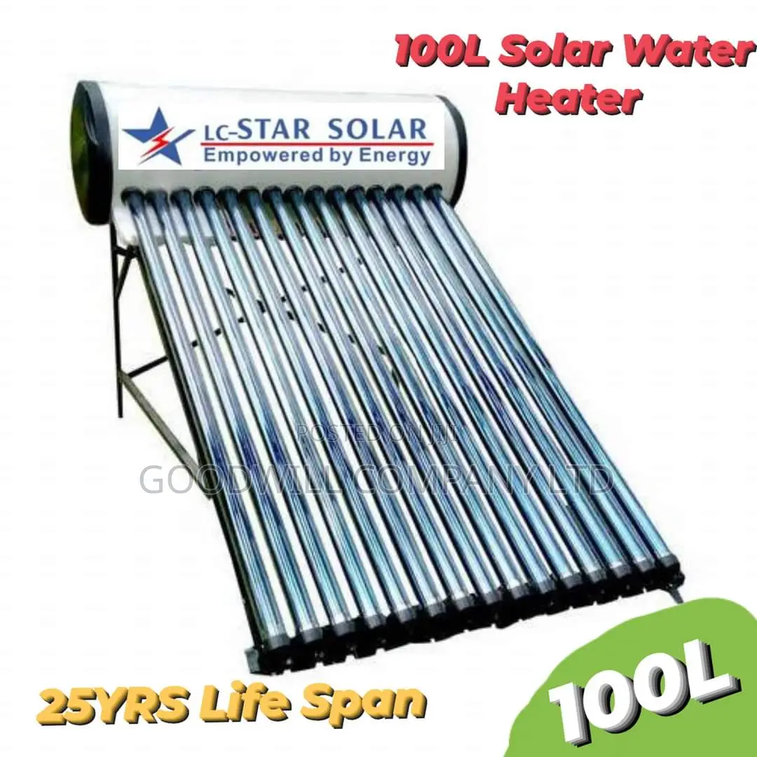 100L Solar Water Heater 24/7 Warm Water