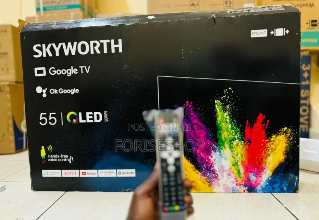 Skyworth 55inch Qled Series TVS Available Powa Sale