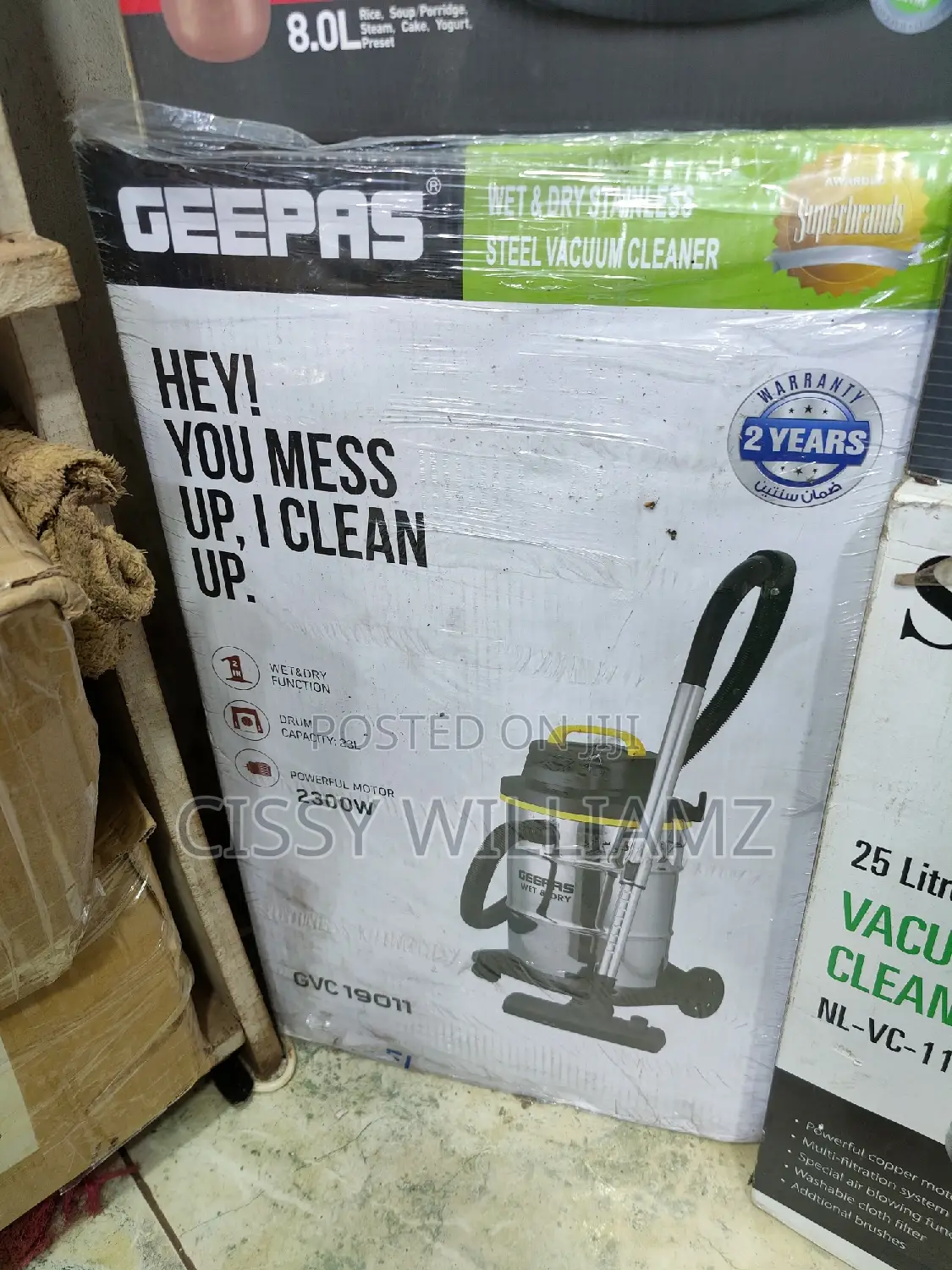 Stainless Steel Vacuum Cleaner/Wet and Dry Vacuum Cleaner