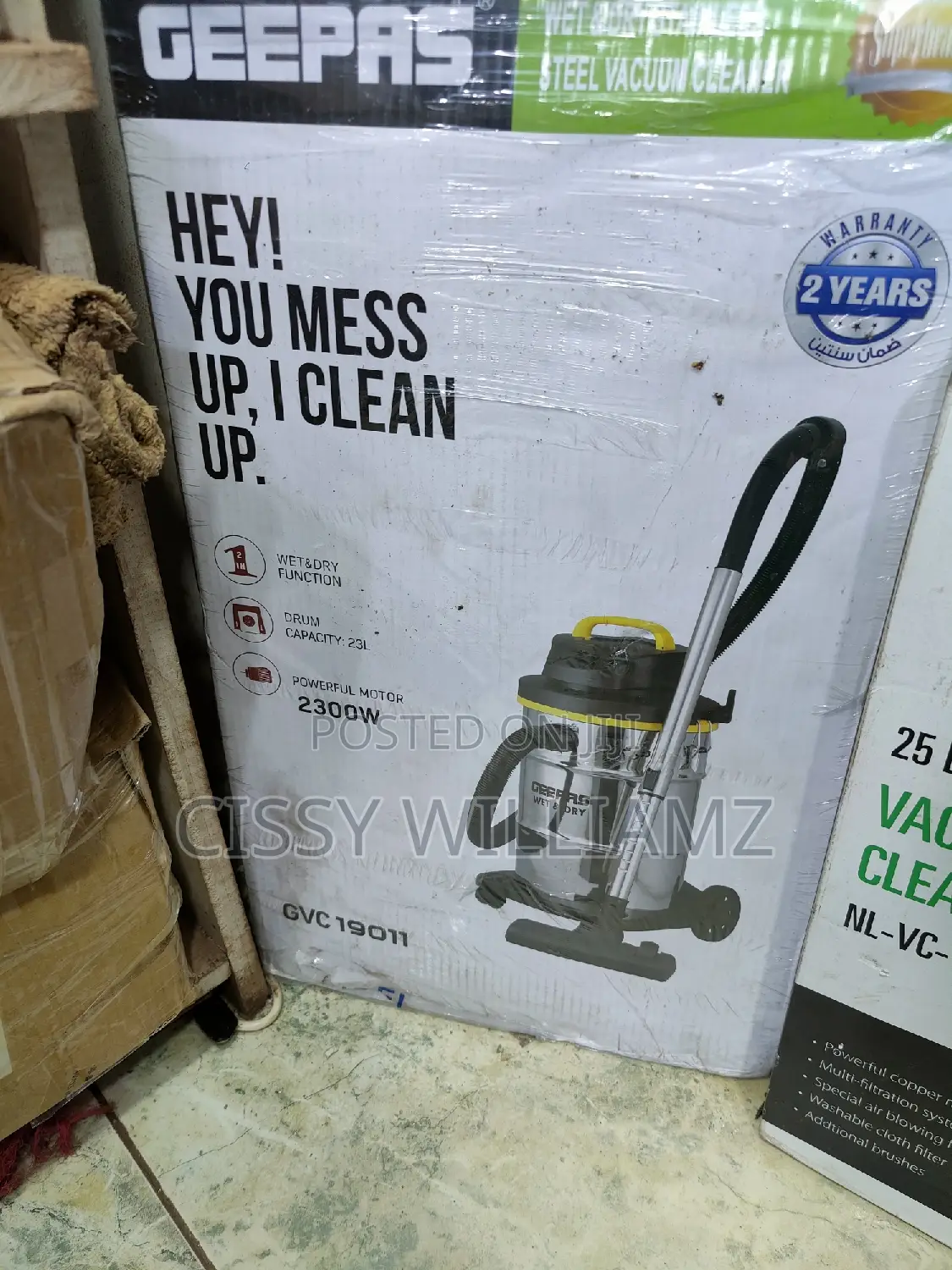 Wet and Dry Vacuum Cleaner/23l Wet and Dry Vacuum Cleaner