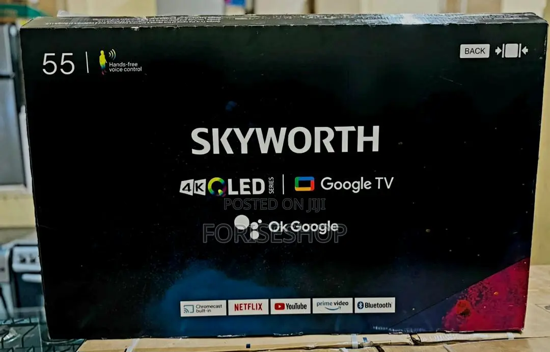Skyworth 55inch Qled Series TVS Available 2yr Warranty
