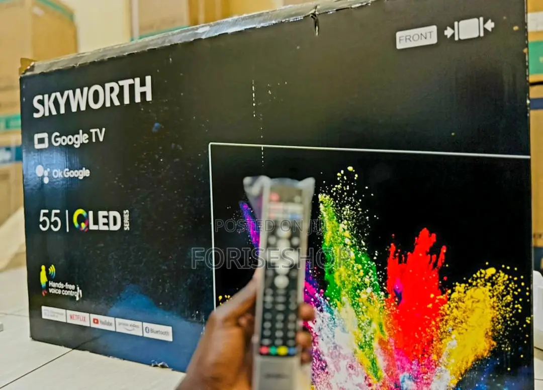 Skyworth 55inch Qled Series TVS Available 2yr Warranty