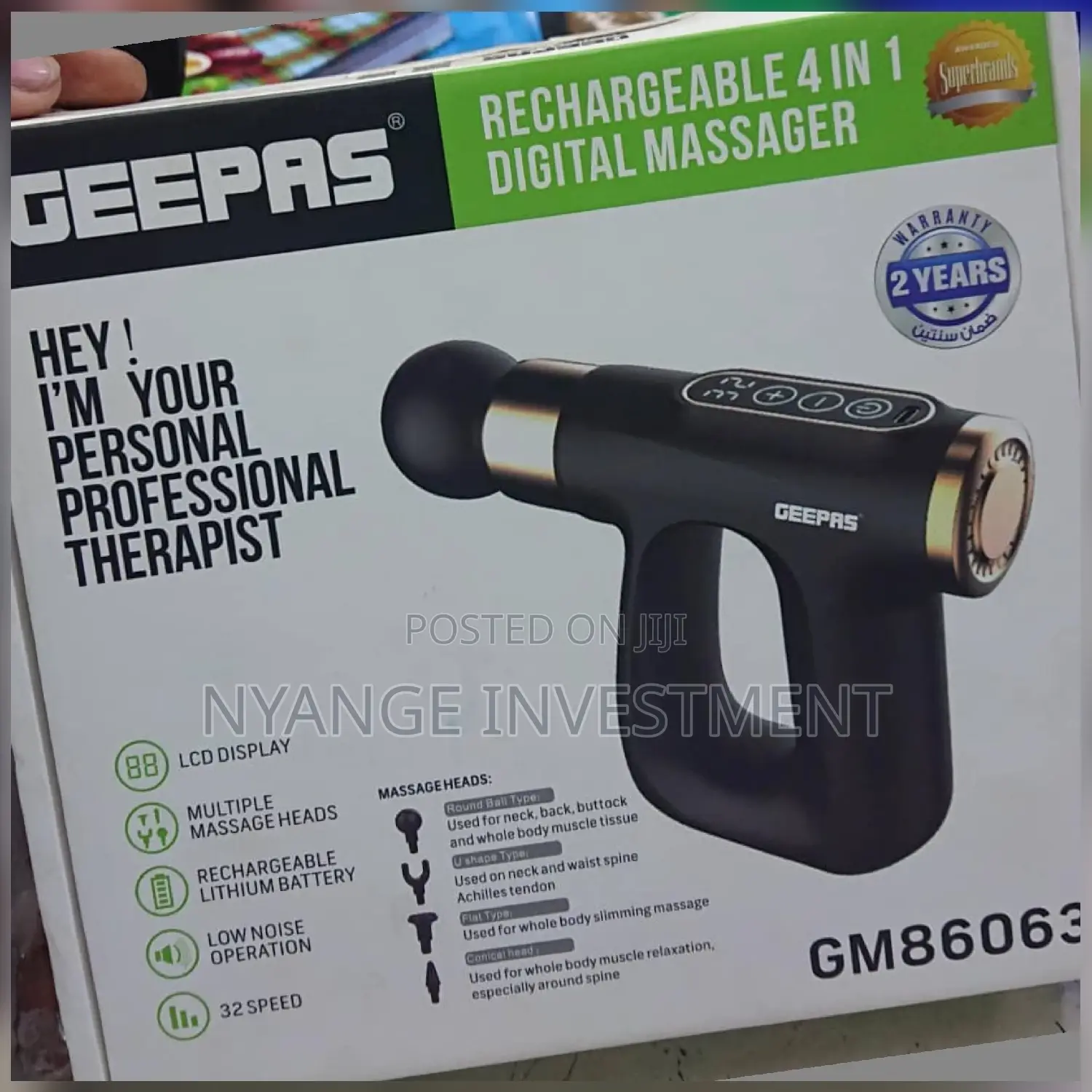 Massager. Digital Massager. 4in1 Digital Massager.