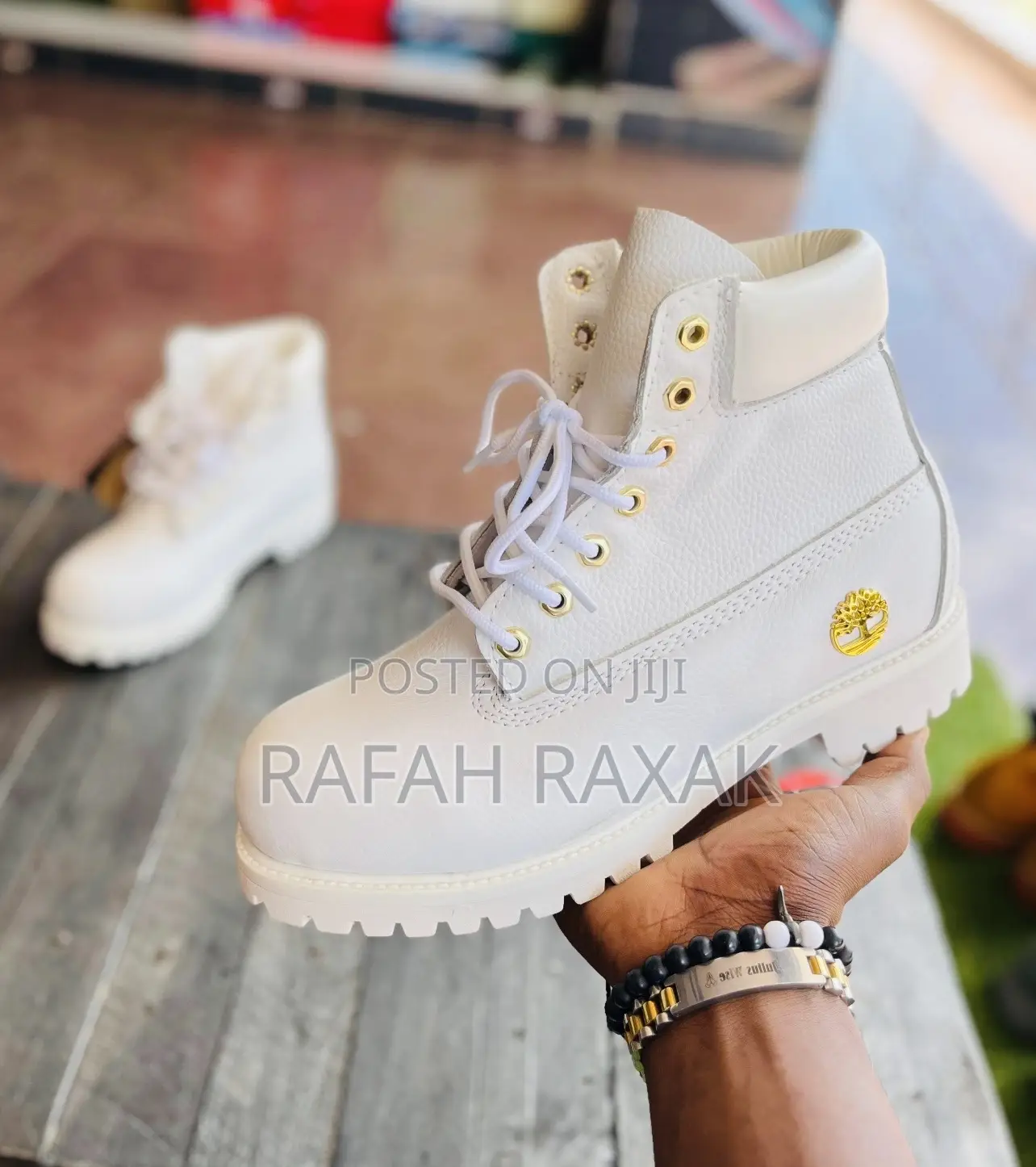 Original White 6 Inch Waterproof Leather Timberland Boots