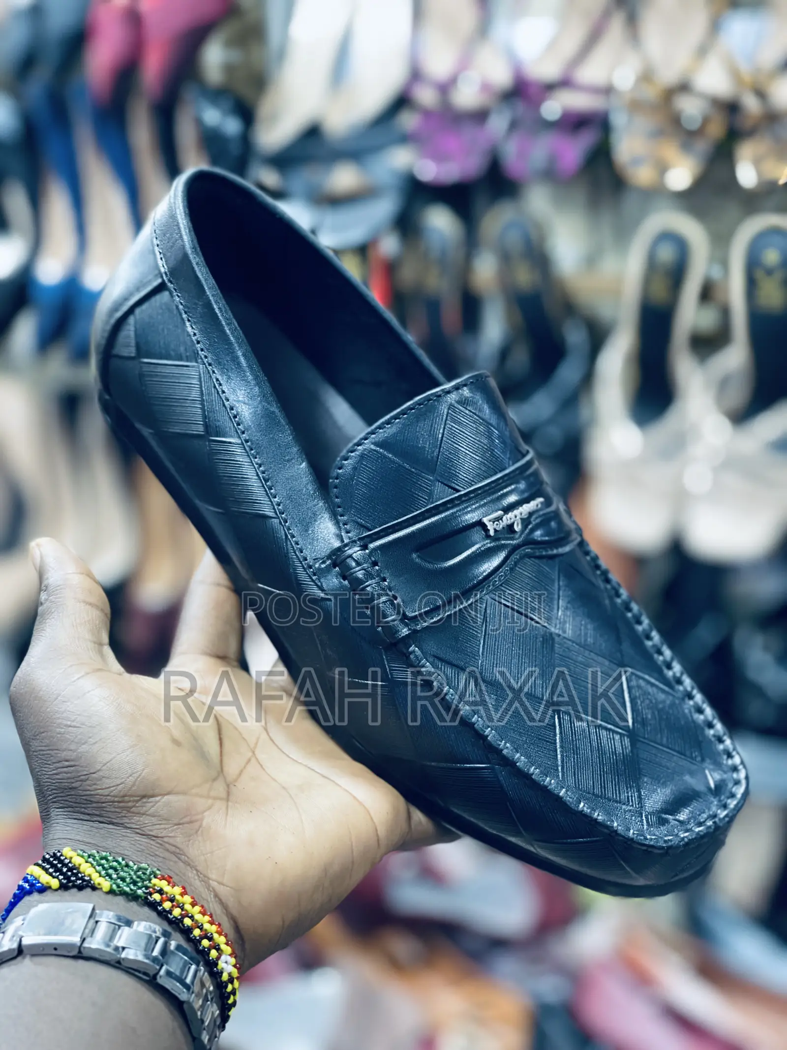 Original Men’S Casual Salvator Ferragamo Leather Moccasins