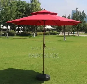 Double Roof Garden Sun Umbrella