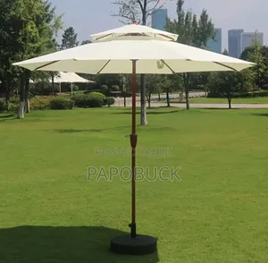 Double Roof Garden Sun Umbrella
