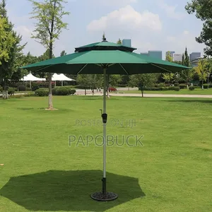 Double Roof Garden Sun Umbrella