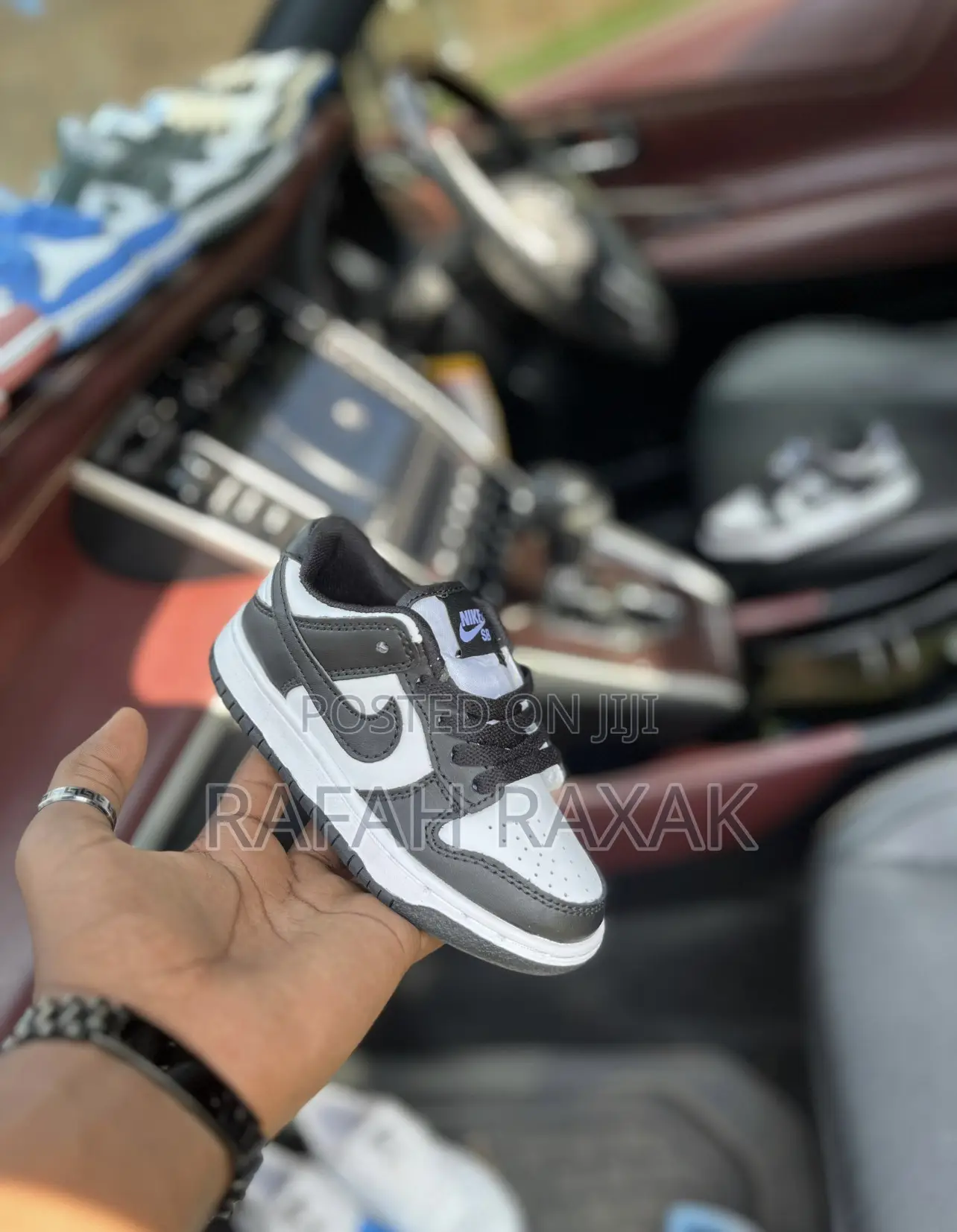 Classic Kid’S Black White Nike Sb Sneakers