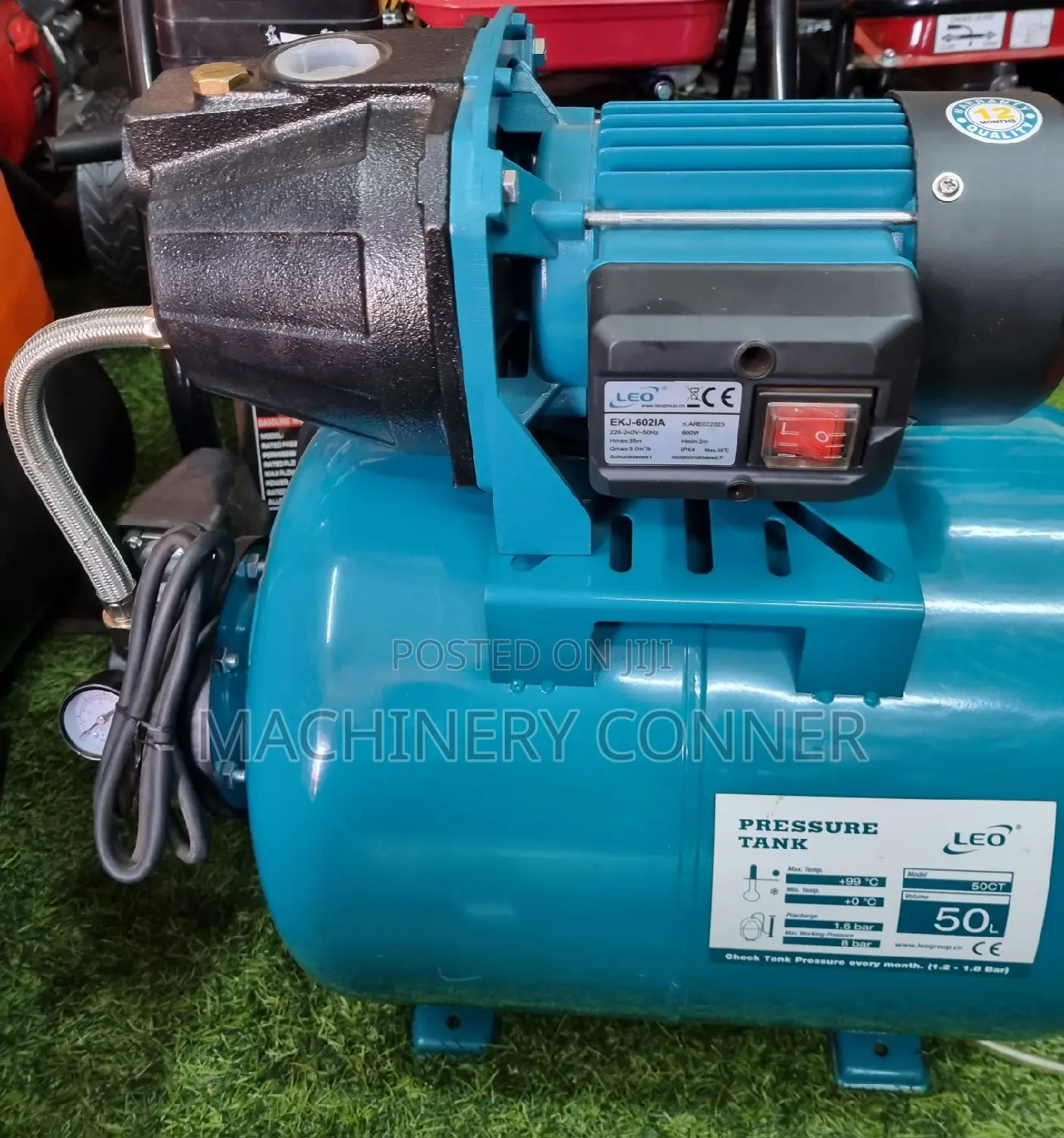 50ltr Surface Water Pump With A Pressure Tank