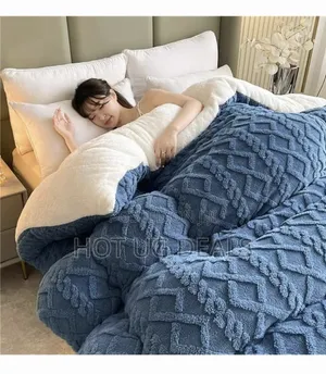6x6 4pcs Plain Fleece Duvet Set With 2pillowcases Duvet