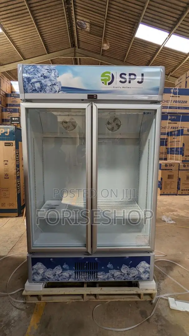 SPJ 900L 2door Way Chiller Refrigerator for Business