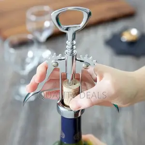 Stainless Steel Wine Bottle Opener/ Corkscrew