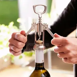 Stainless Steel Wine Bottle Opener/ Corkscrew