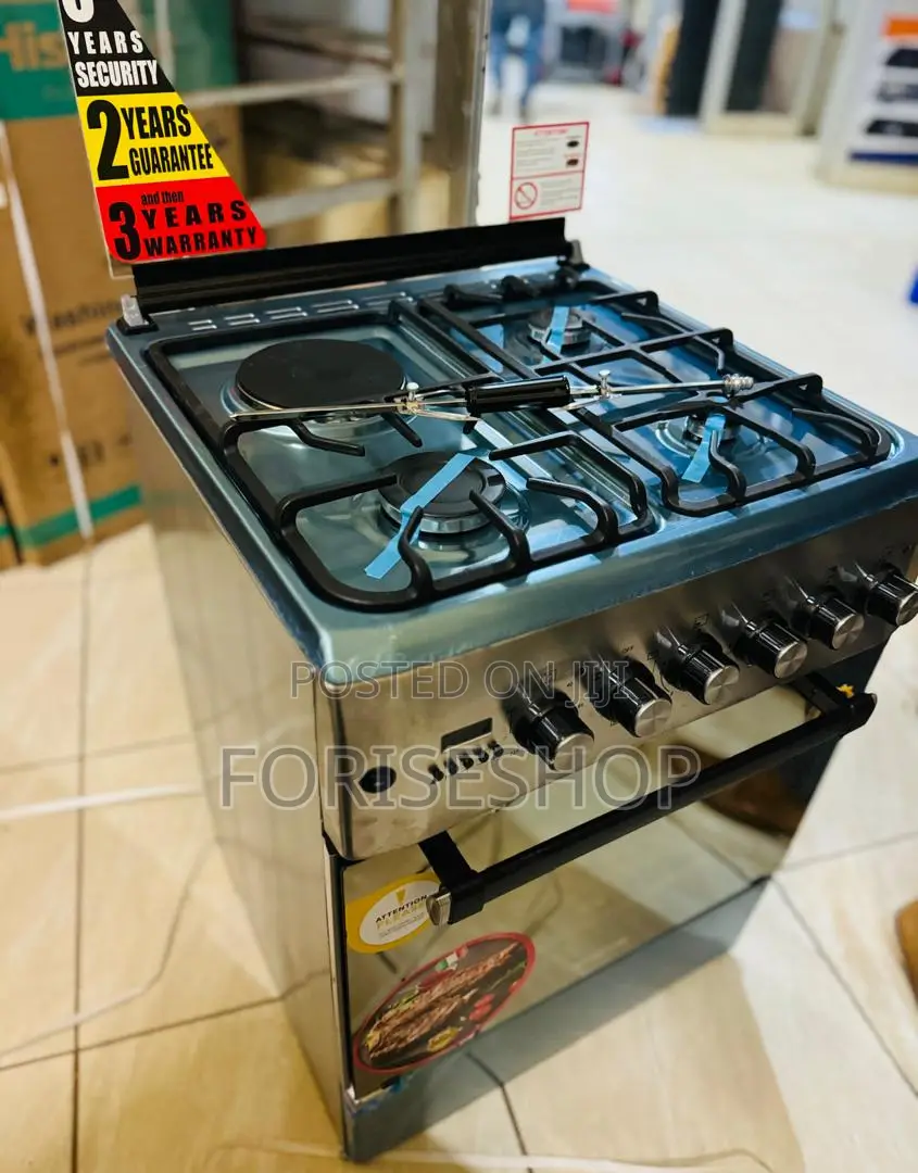 Blueflame 3gas 1electric Cookers Diamond Stocked (60*60)Cm