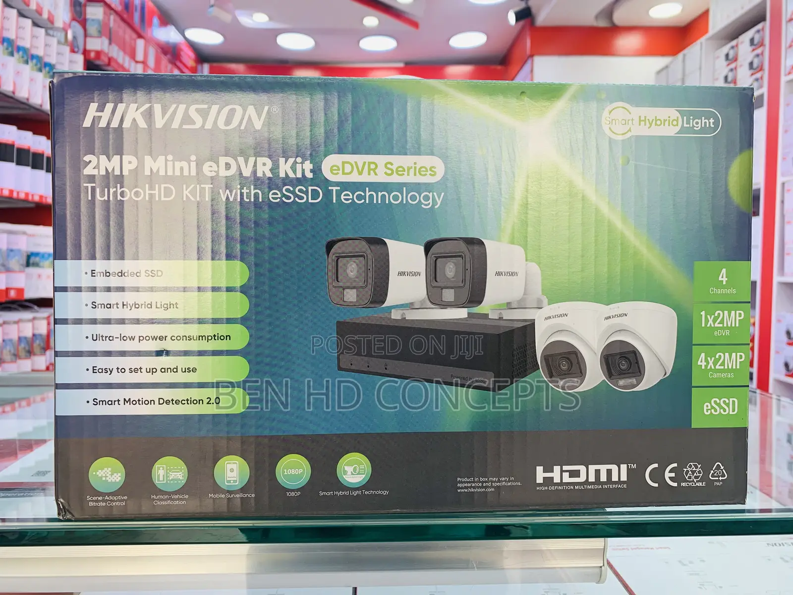 4 Channel CCT Camera Kit Hybrid