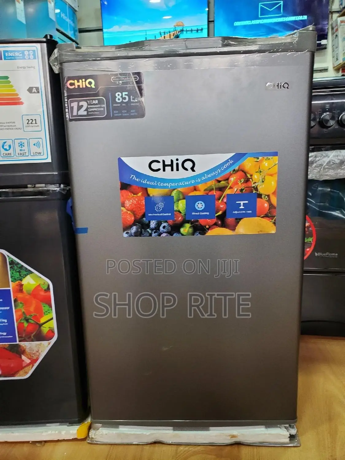 Chiq 120litres Single Door Fridge