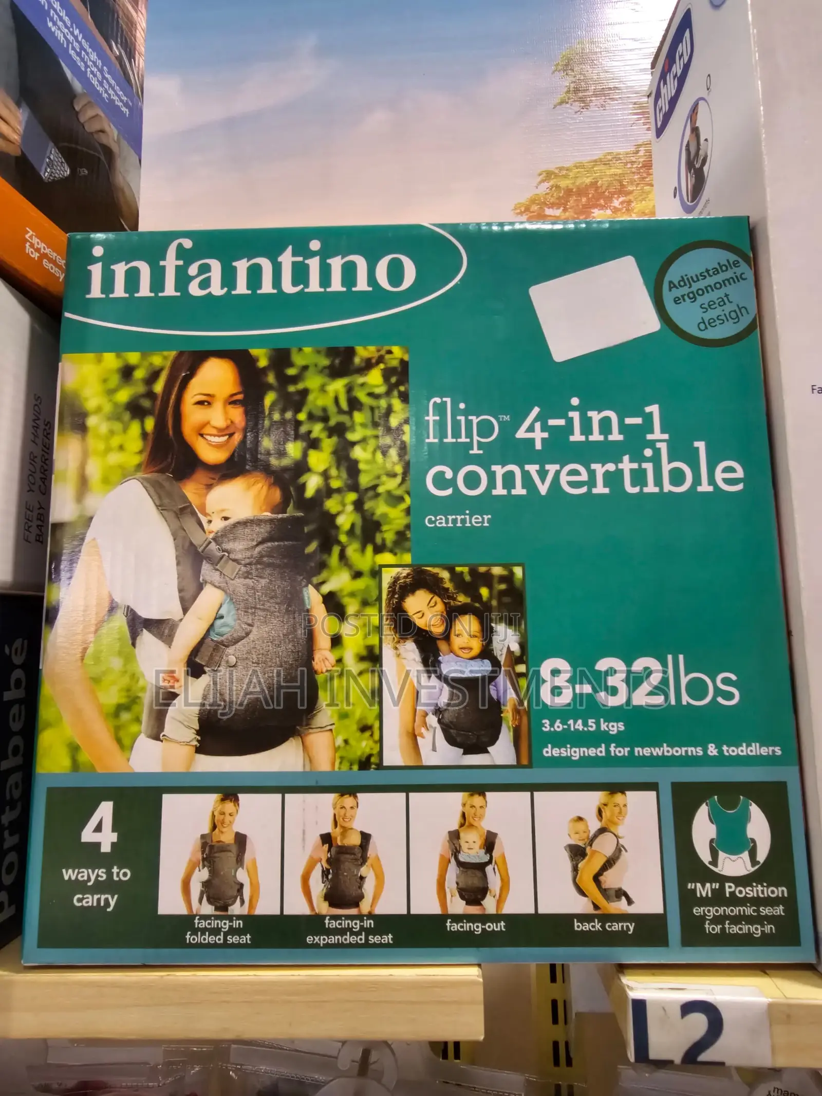 Infantino 4in1 Convertible Baby Carrier