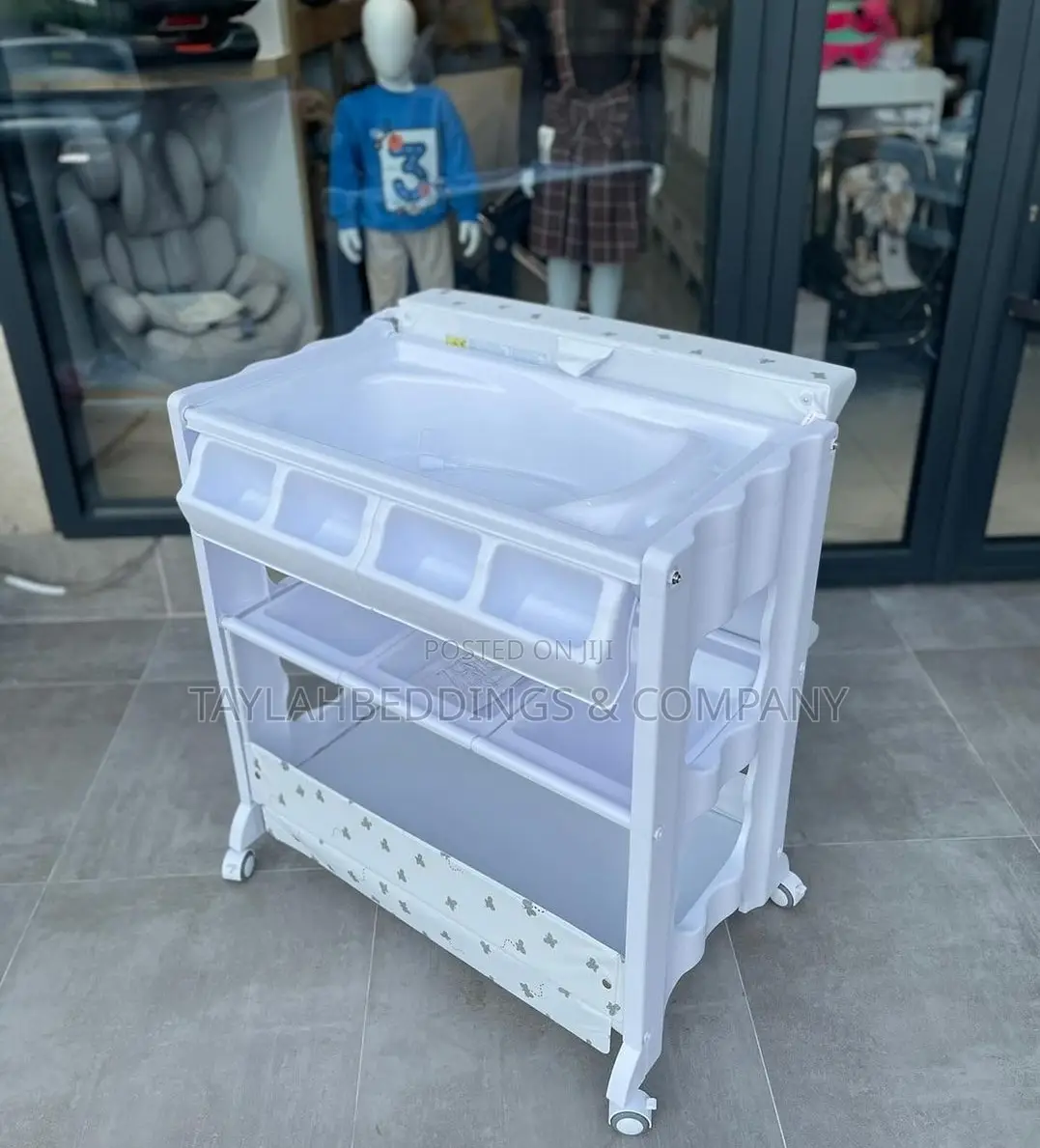Changing Table Bath, 7 Decors, Baby Storage Bath, Tub Unit