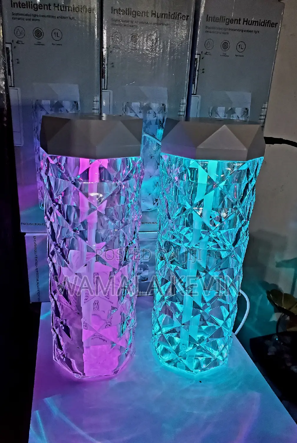 Bedside Lamp Crystal With Humidifier
