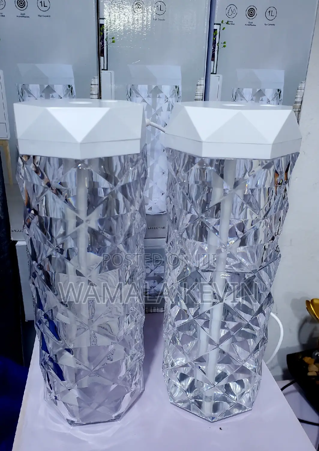Bedside Lamp Crystal With Humidifier