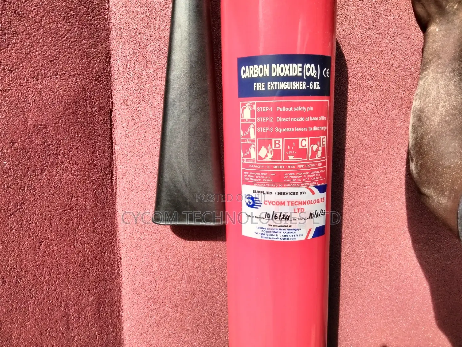 5kg Carbon Dioxide Gas Fire Extinguisher New Supply