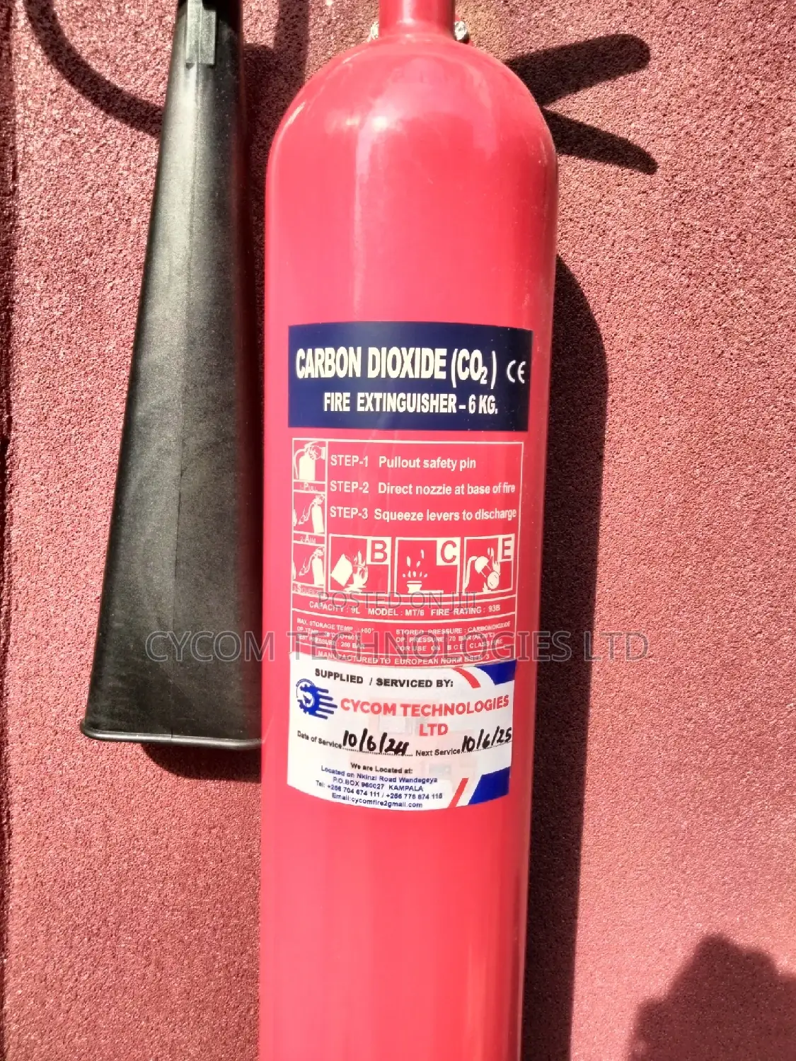 5kg Carbon Dioxide Gas Fire Extinguisher New Supply