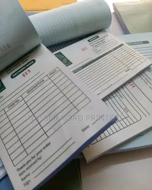 Photo - Receipt Books