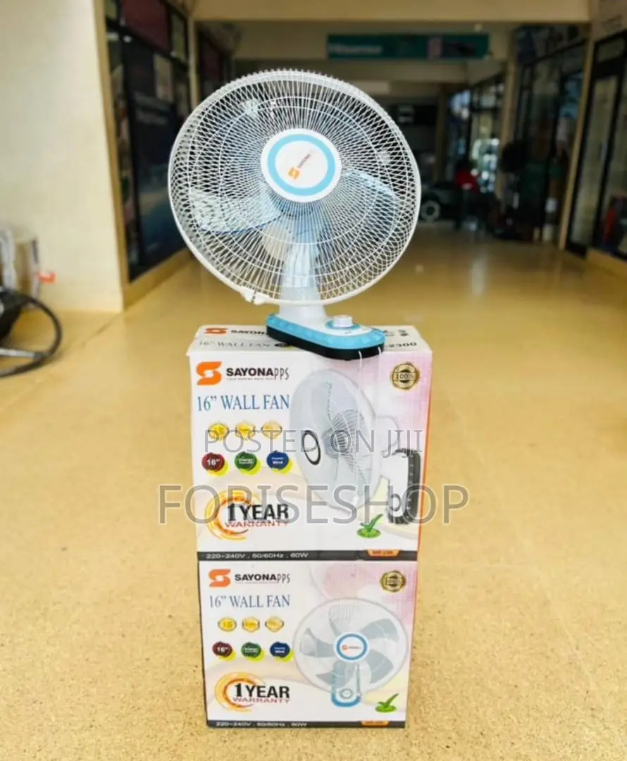 Sayona 16INCH Wall Fan 1yr Warranty