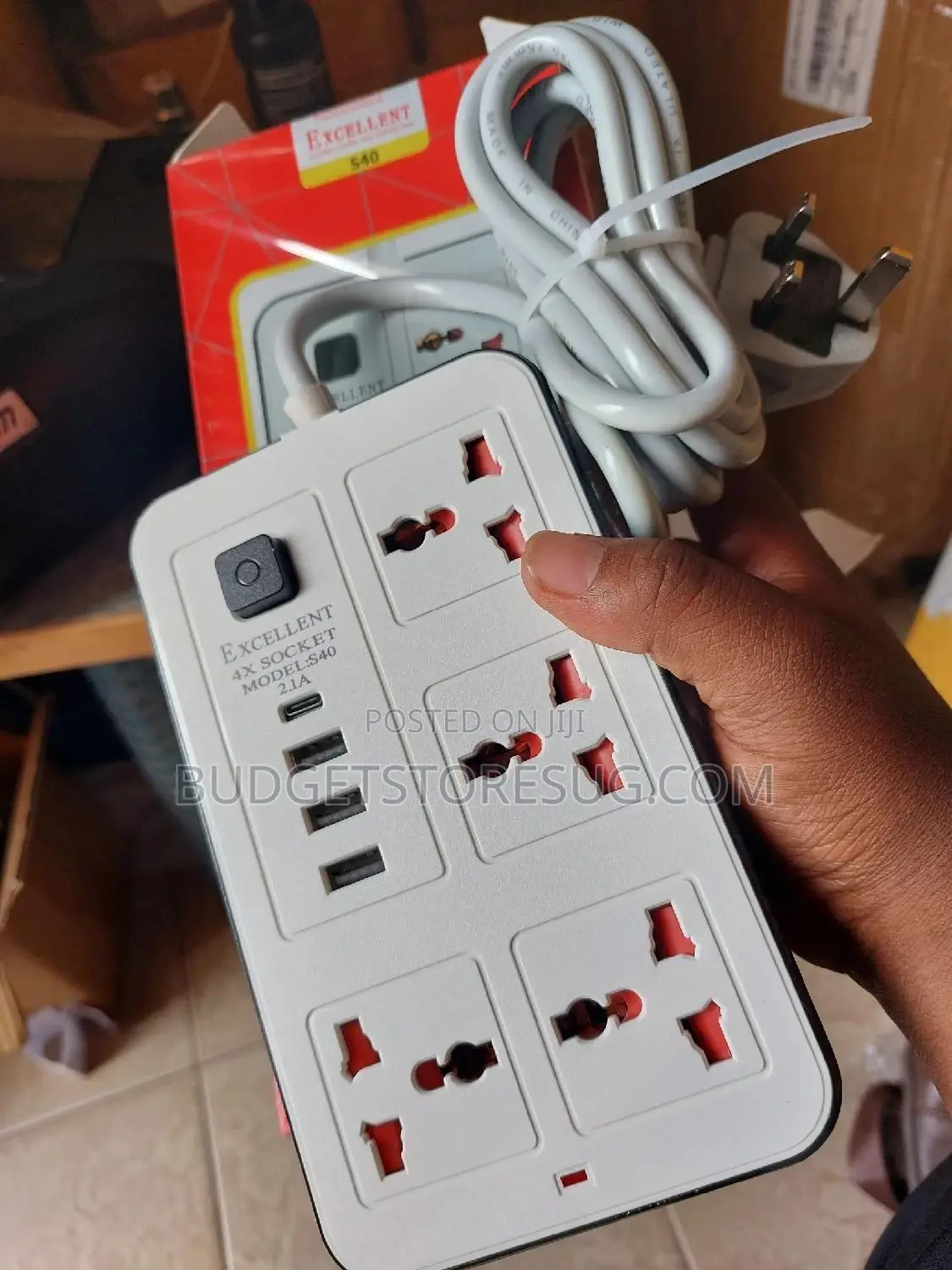 Excellent S40 Extension Cable 4 Sockets