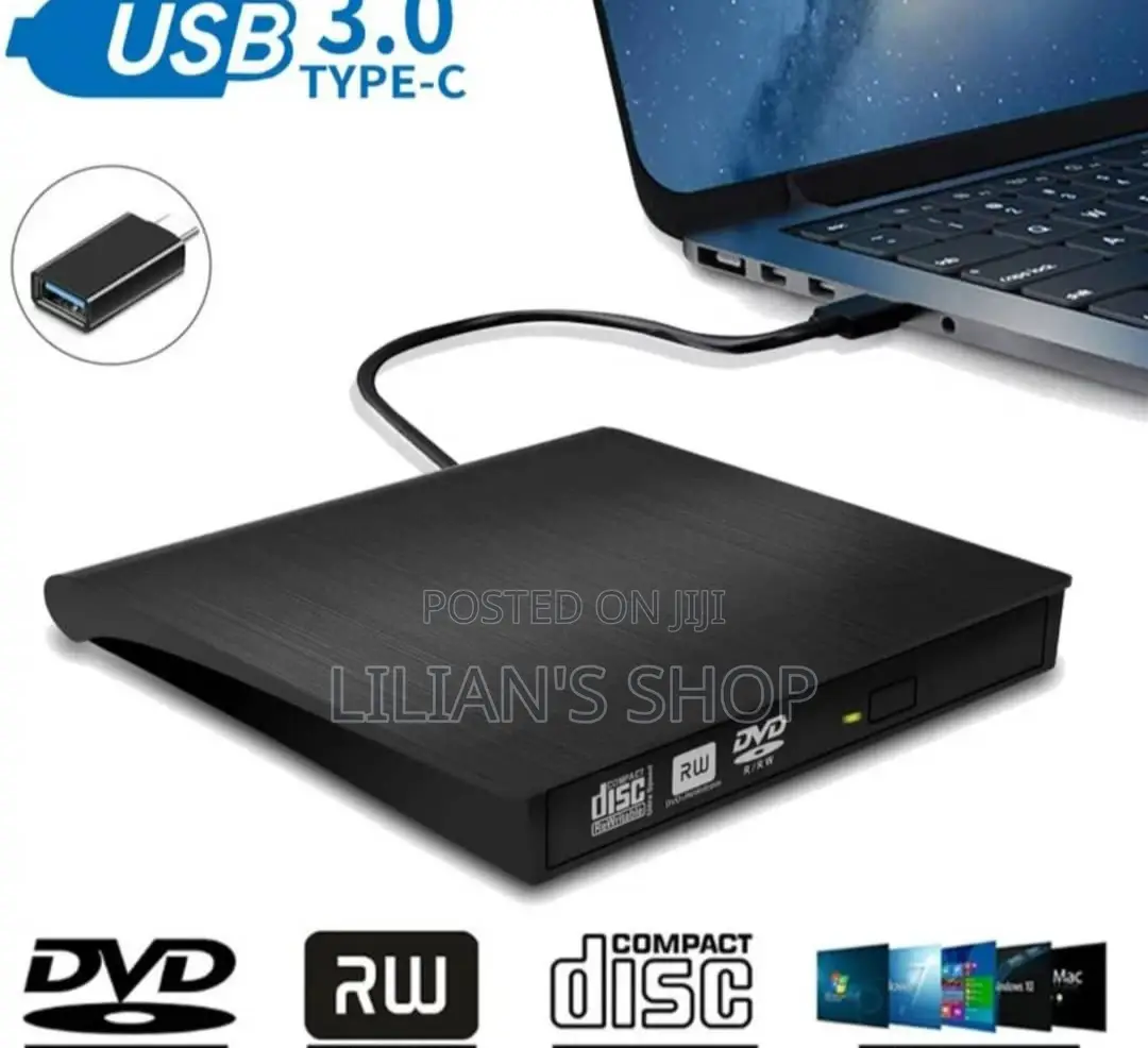 External DVD CD Drive Usb 3.0 Burner Writer Drive Player