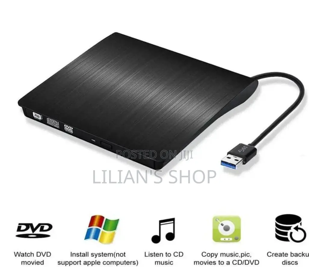 External DVD CD Drive Usb 3.0 Burner Writer Drive Player
