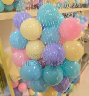 50 Colorfully Kids Play Balls