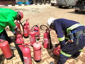 Fire Extinguisher For Servicing And Refining