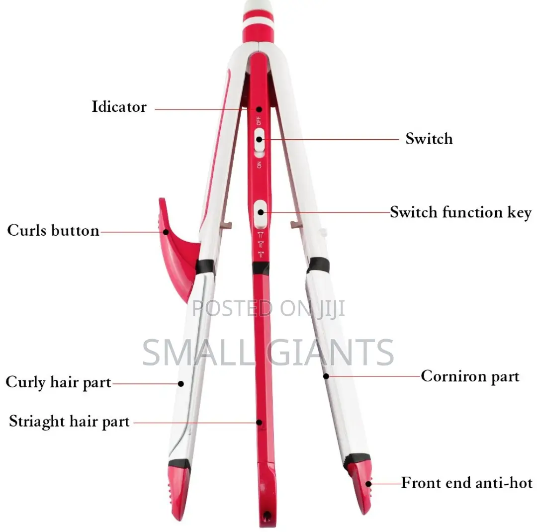 Nova 3-in-1 Ceramic Hair Curling Iron Hair Straighteners