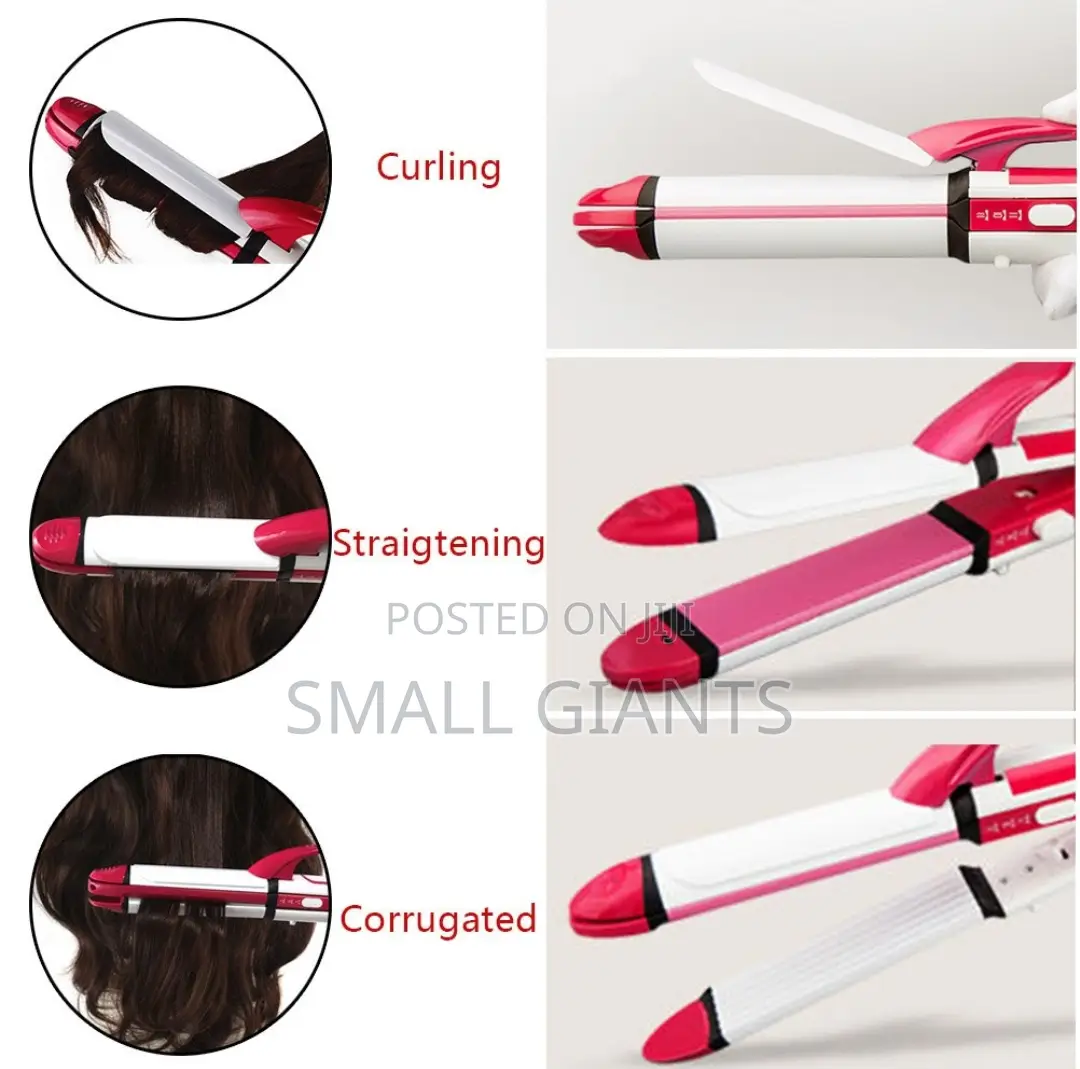 Nova 3-in-1 Ceramic Hair Curling Iron Hair Straighteners