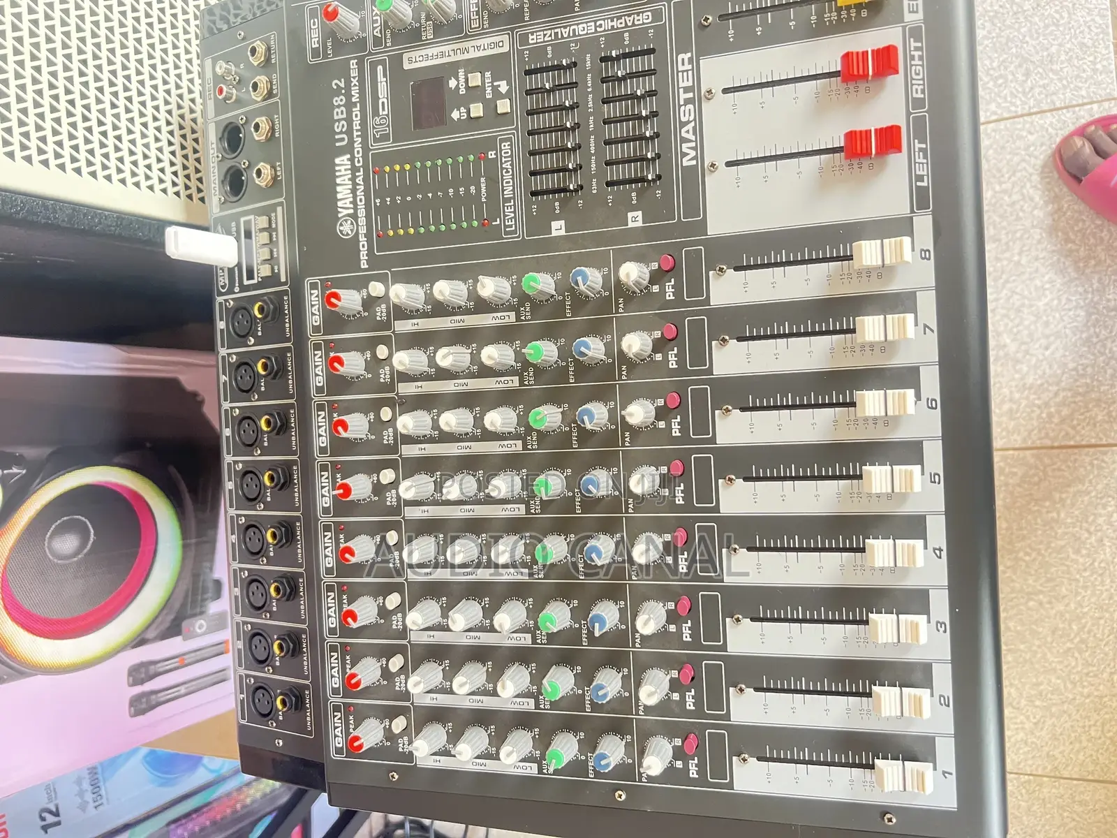 Genuine Yamaha 8 Channel Amp Mixer